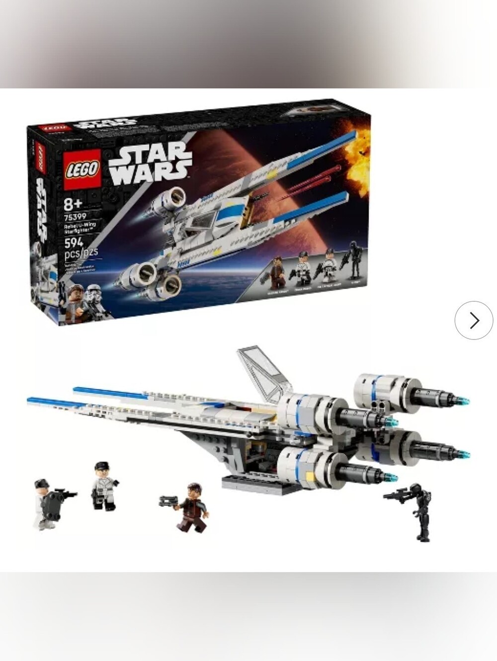 Lego SEALED! NIB! Rebel U-Wing Starfighter #75399. R2S!